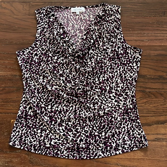 Calvin Klein sleeveless blouse - Picture 1 of 4